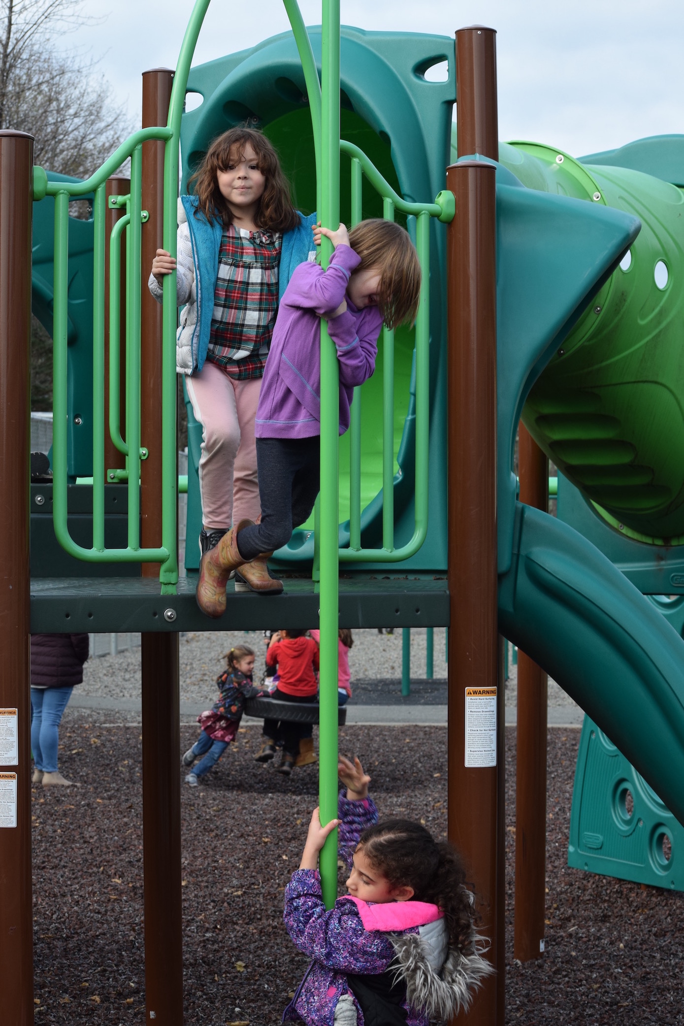 Students playing during recess