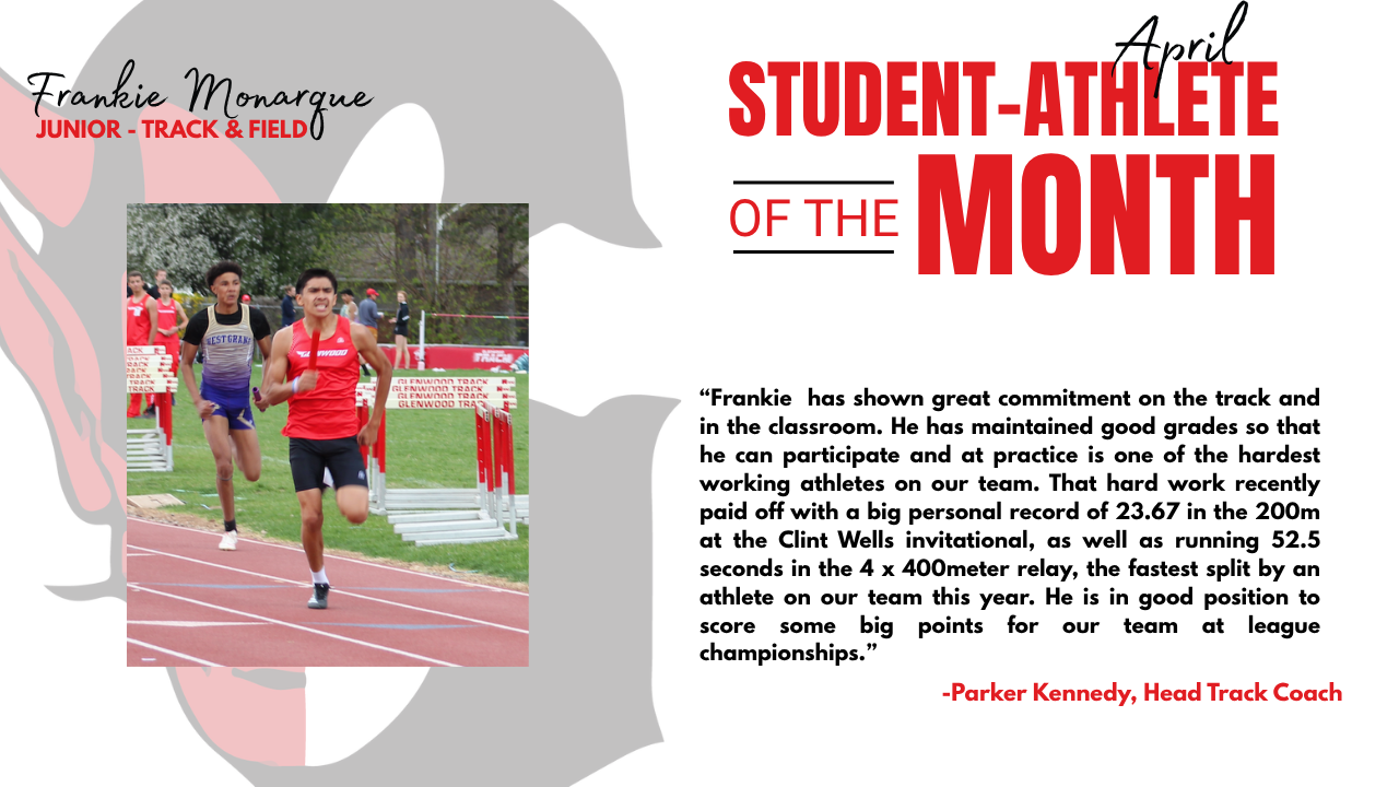 Athlete of the month (boy)