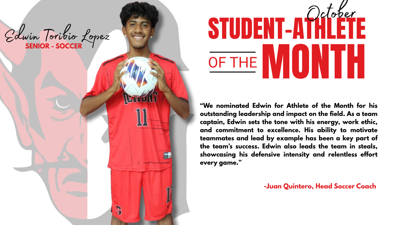 Athlete of the month (boy)