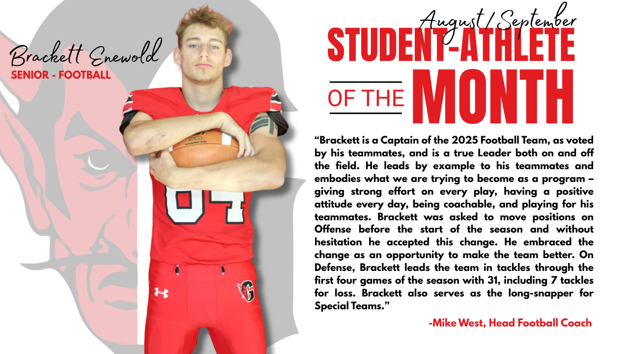 Athlete of the month (boy)