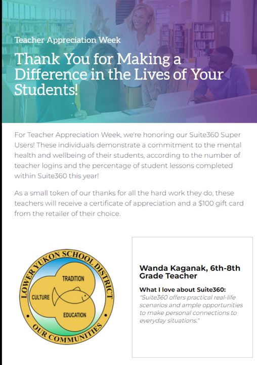 Home Lower Yukon School District