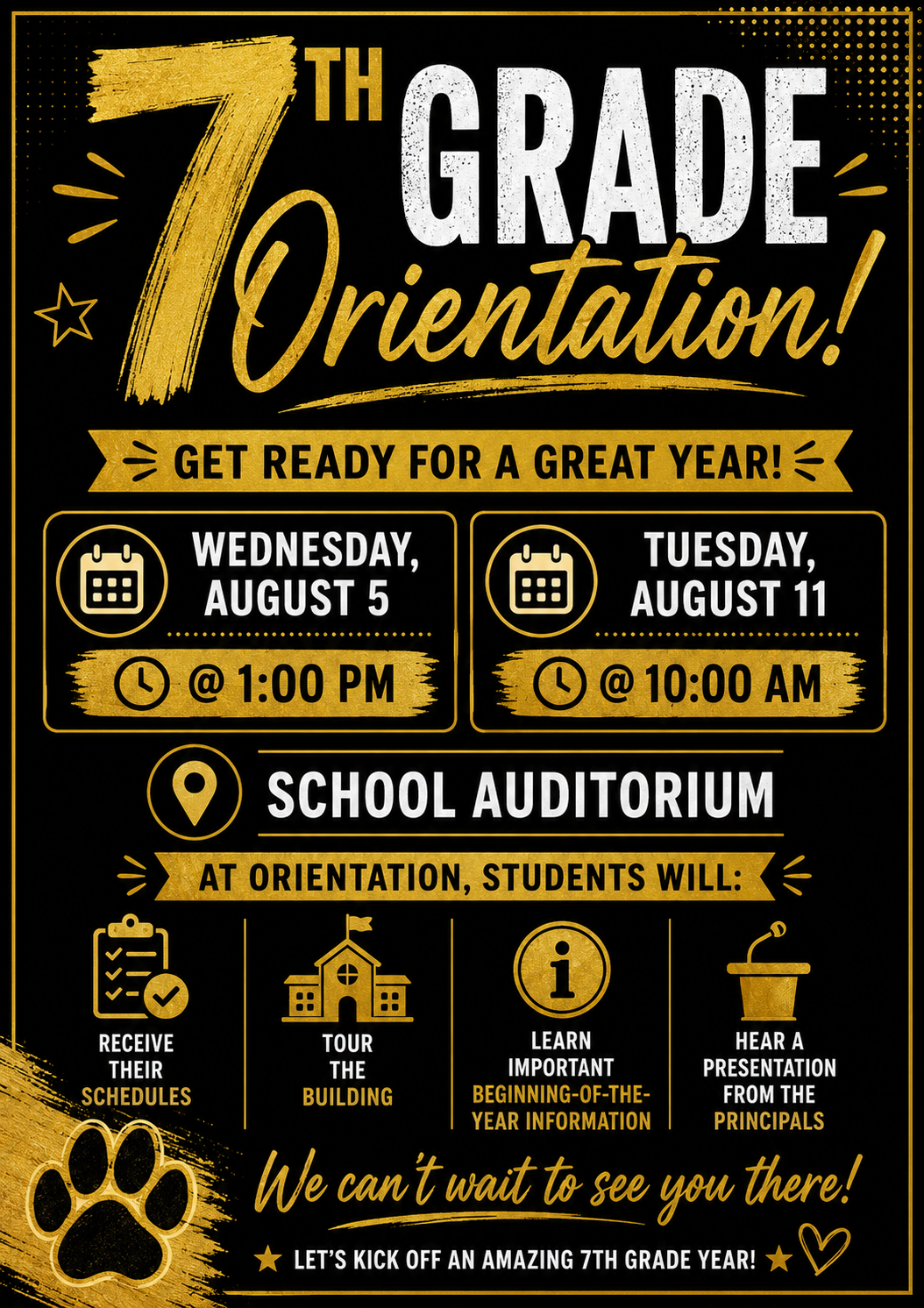 7th Grade Orientation