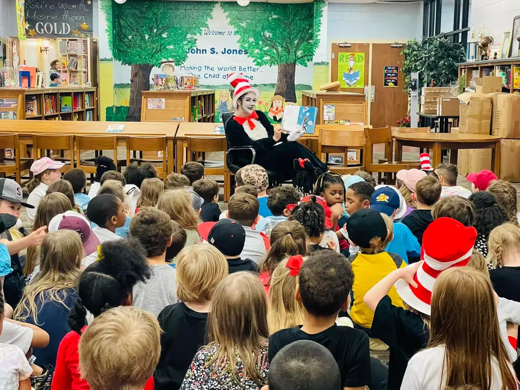 Students and Dr. Seuss Day!
