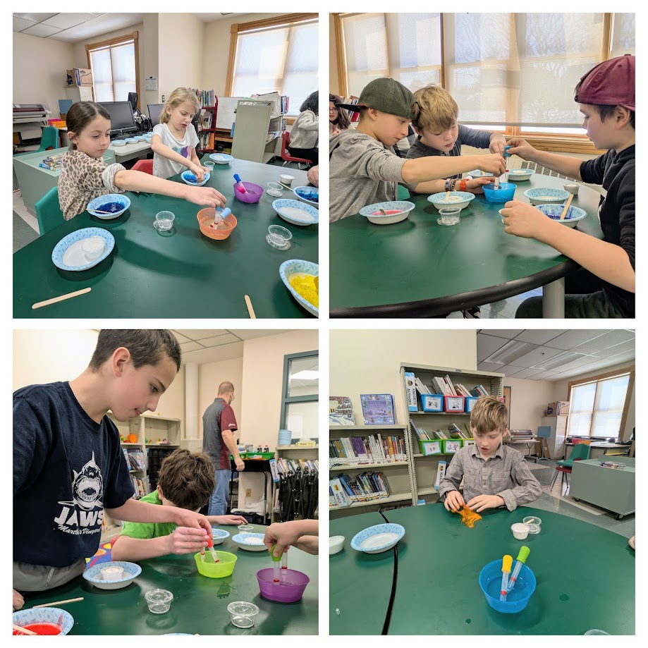students making slime