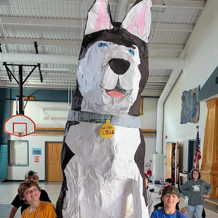 Husky puppet