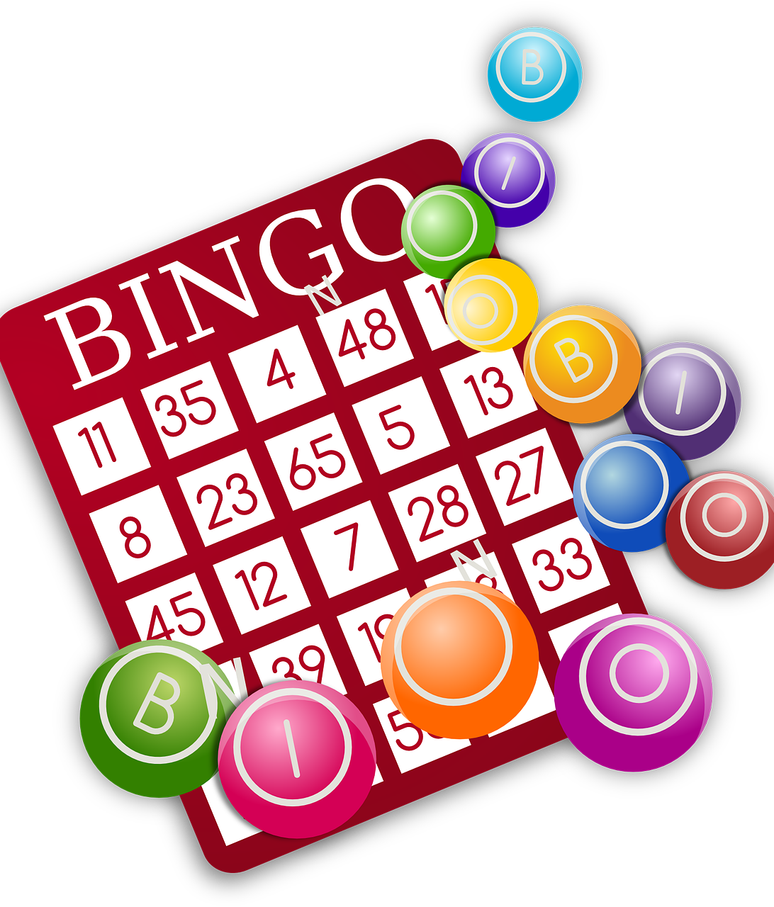 illustration of a bingo card