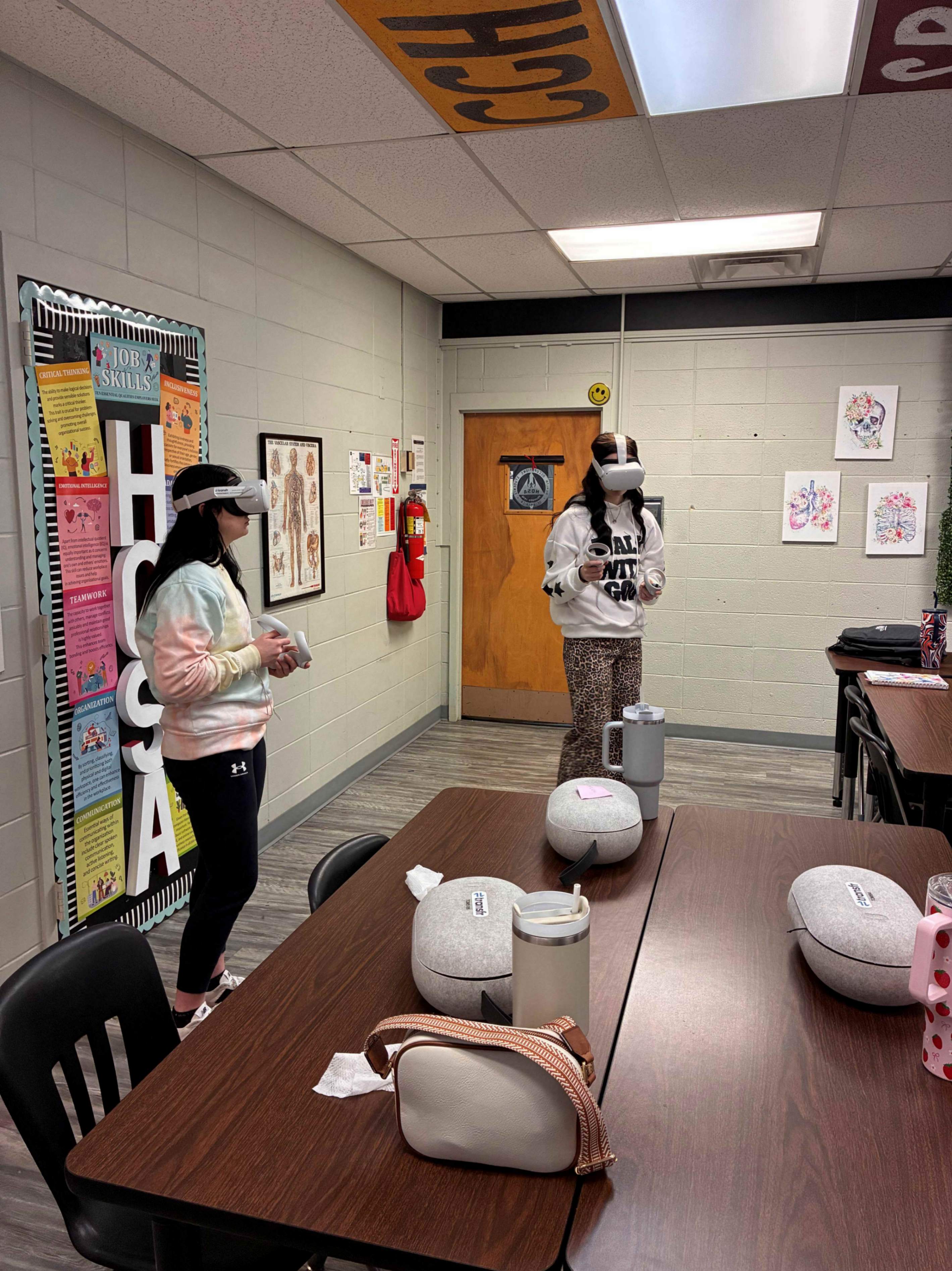 HOSA students in the classroom