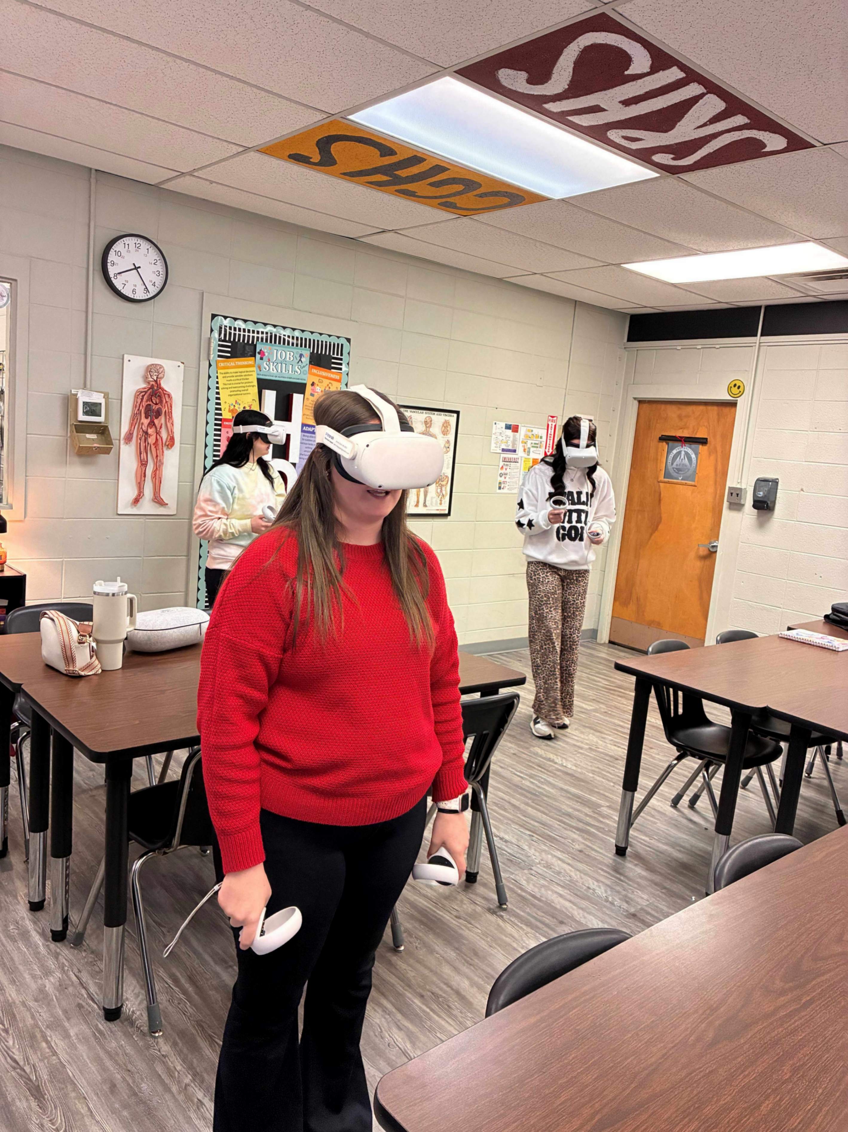 HOSA students in the classroom