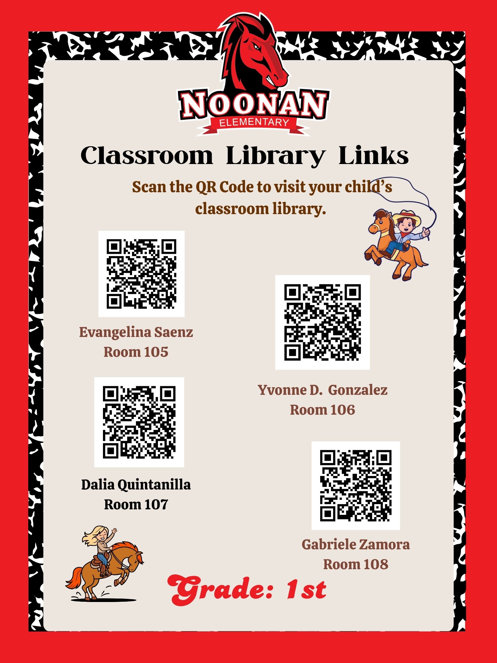FIRST GRADE CLASSROON LIBRARY LINKS