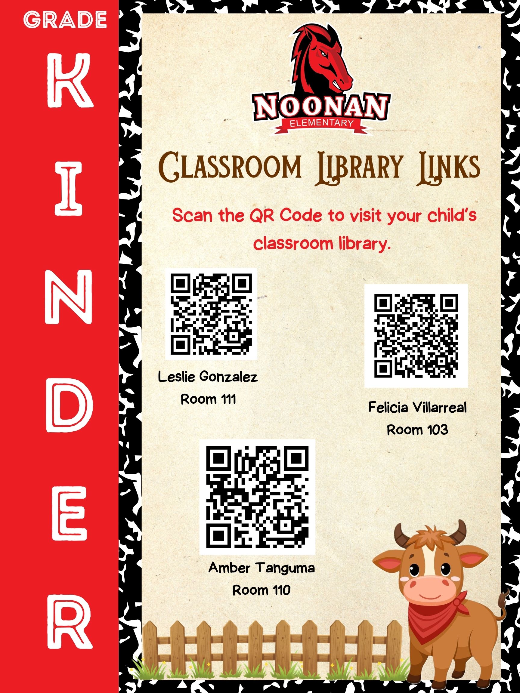 KINDERGARTEN CLASSROOM LIBRARY LINKS