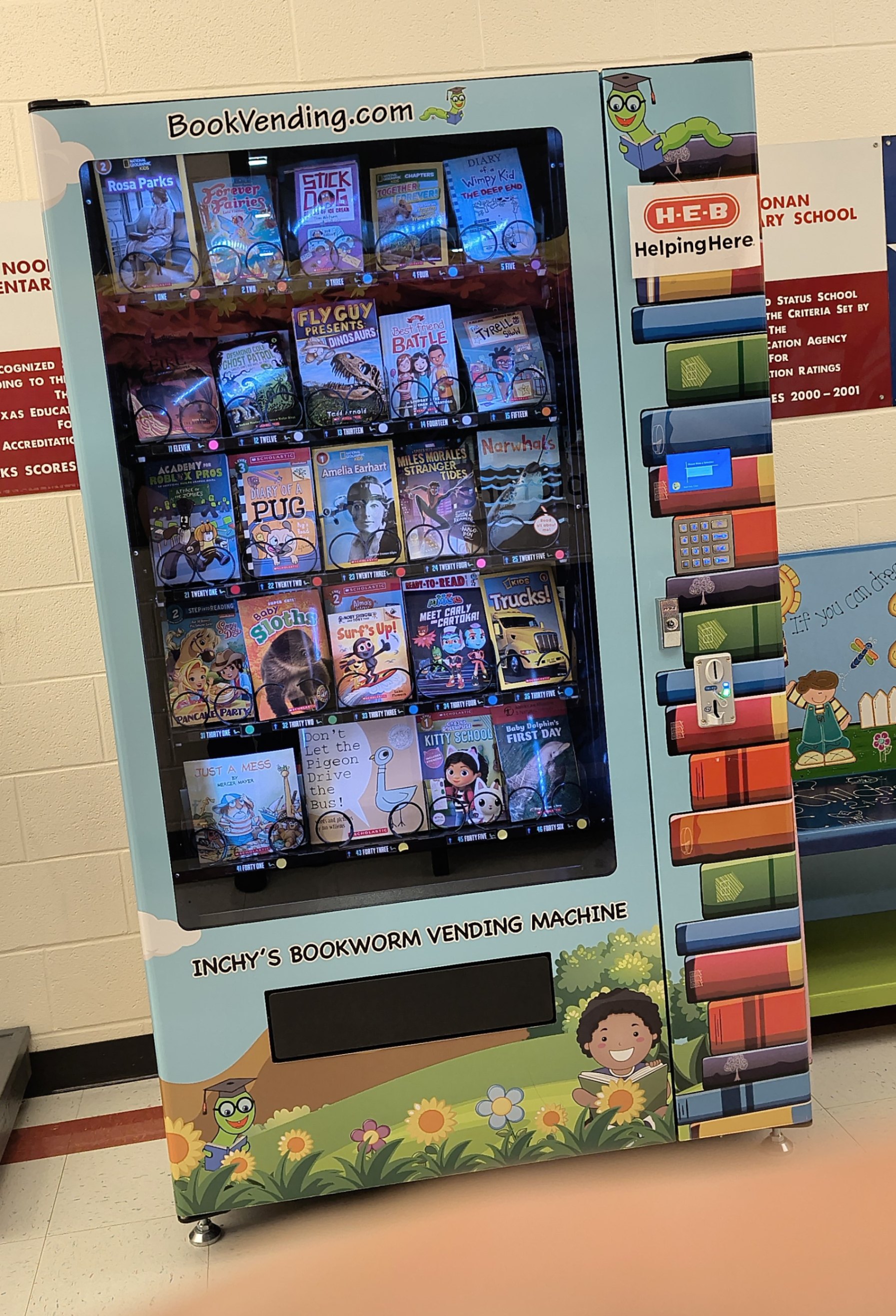 NOONAN ELEMENTARY BOOK VENDING MACHINE INCENTIVE