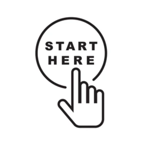 Start here logo
