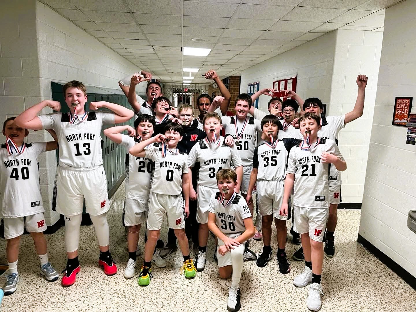 NFMS Boys Basketball Wins District Championship
