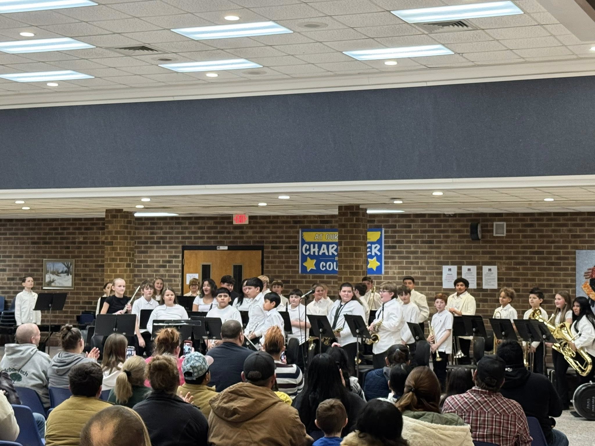 PMMS Beginning Band Concert A Hit