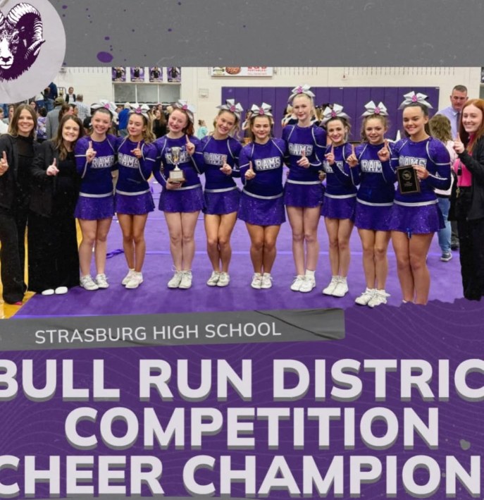 Strasburg Competition Cheer Wins Bull Run District Championship