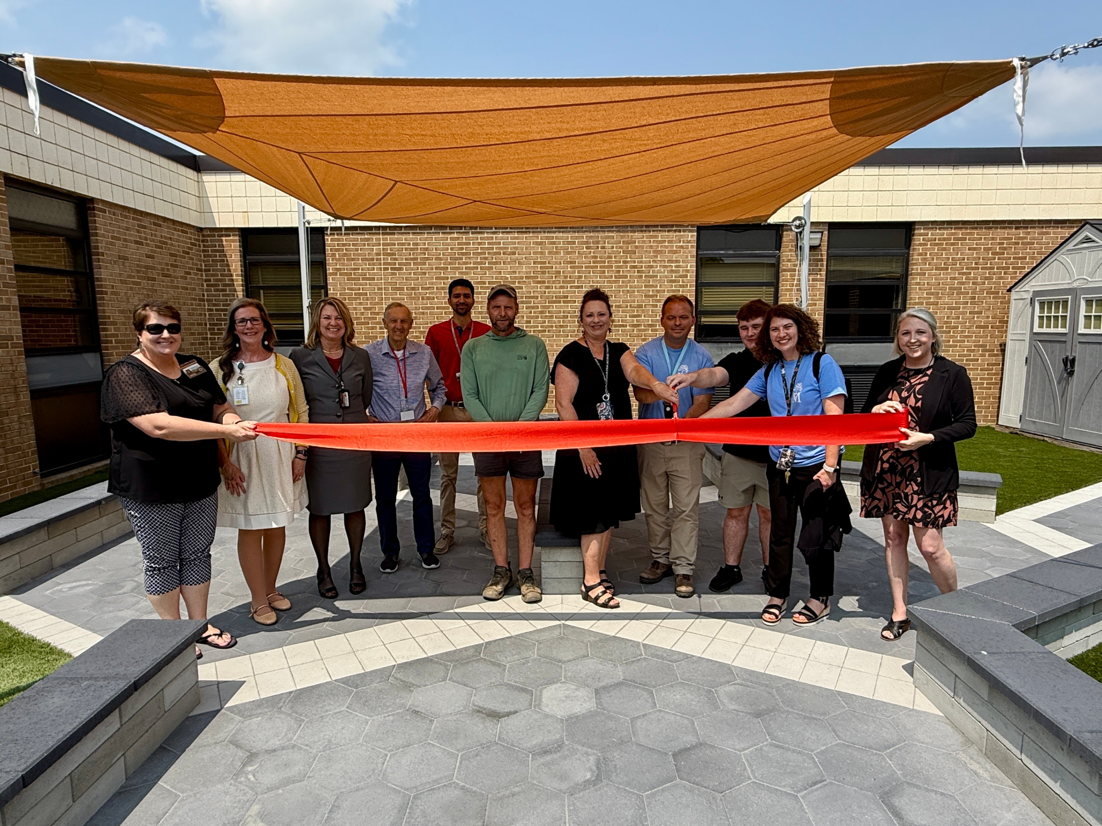 Ashby-Lee Holds Courtyard Ribbon Cutting