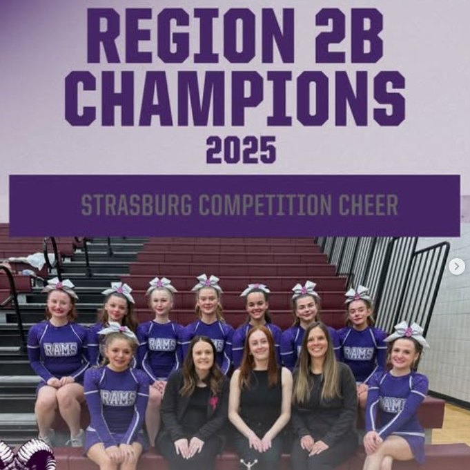 Strasburg Competition Cheer Wins Region 2B Title