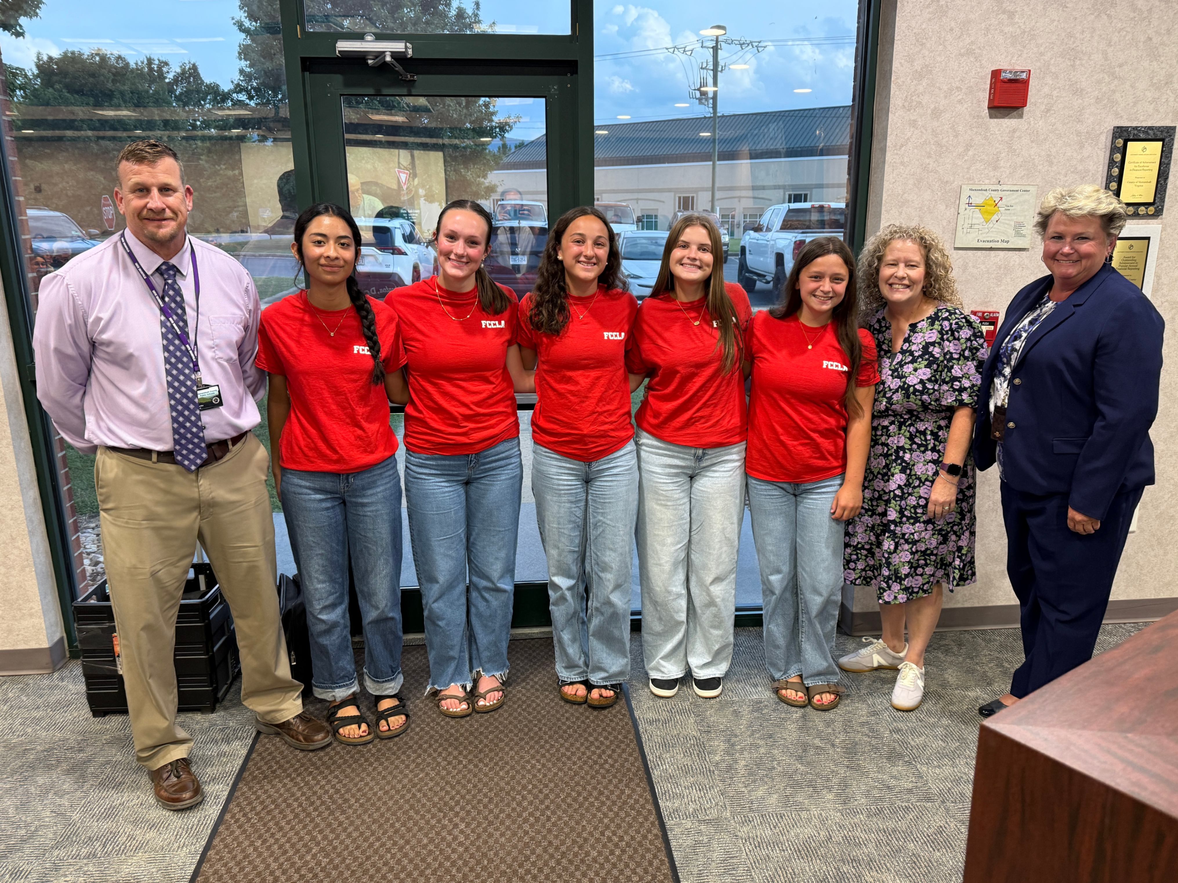 Strasburg FCCLA Chapter Recognized at School Board Meeting