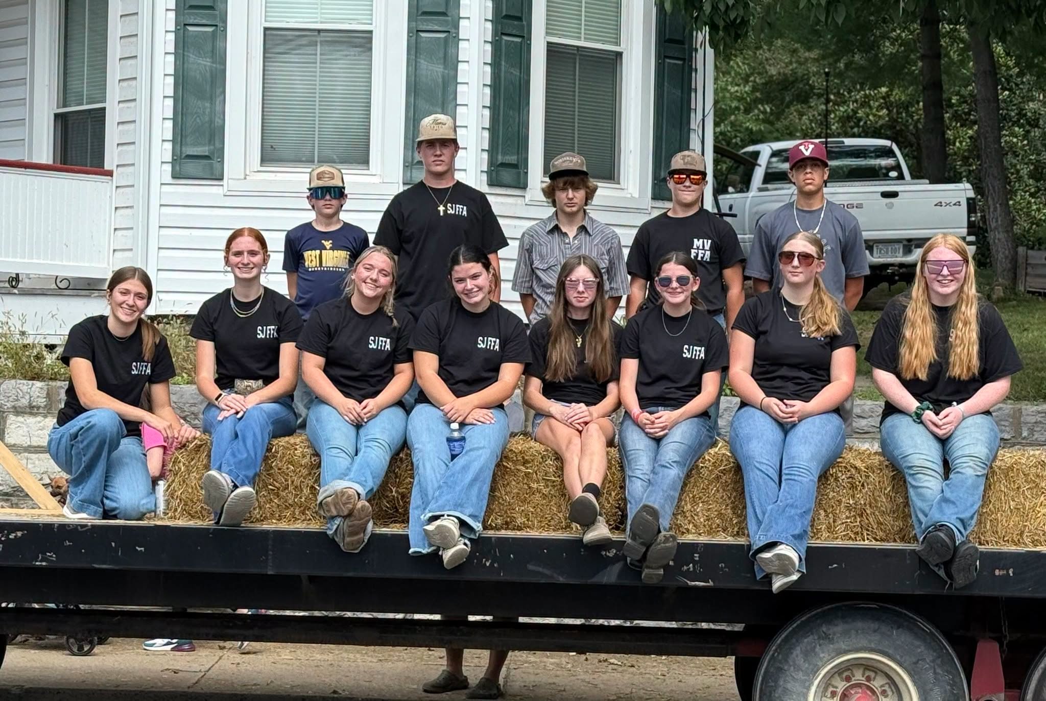 CHS, SJHS FFA Chapters Ride in Edinburg Ole Time Festival Parade