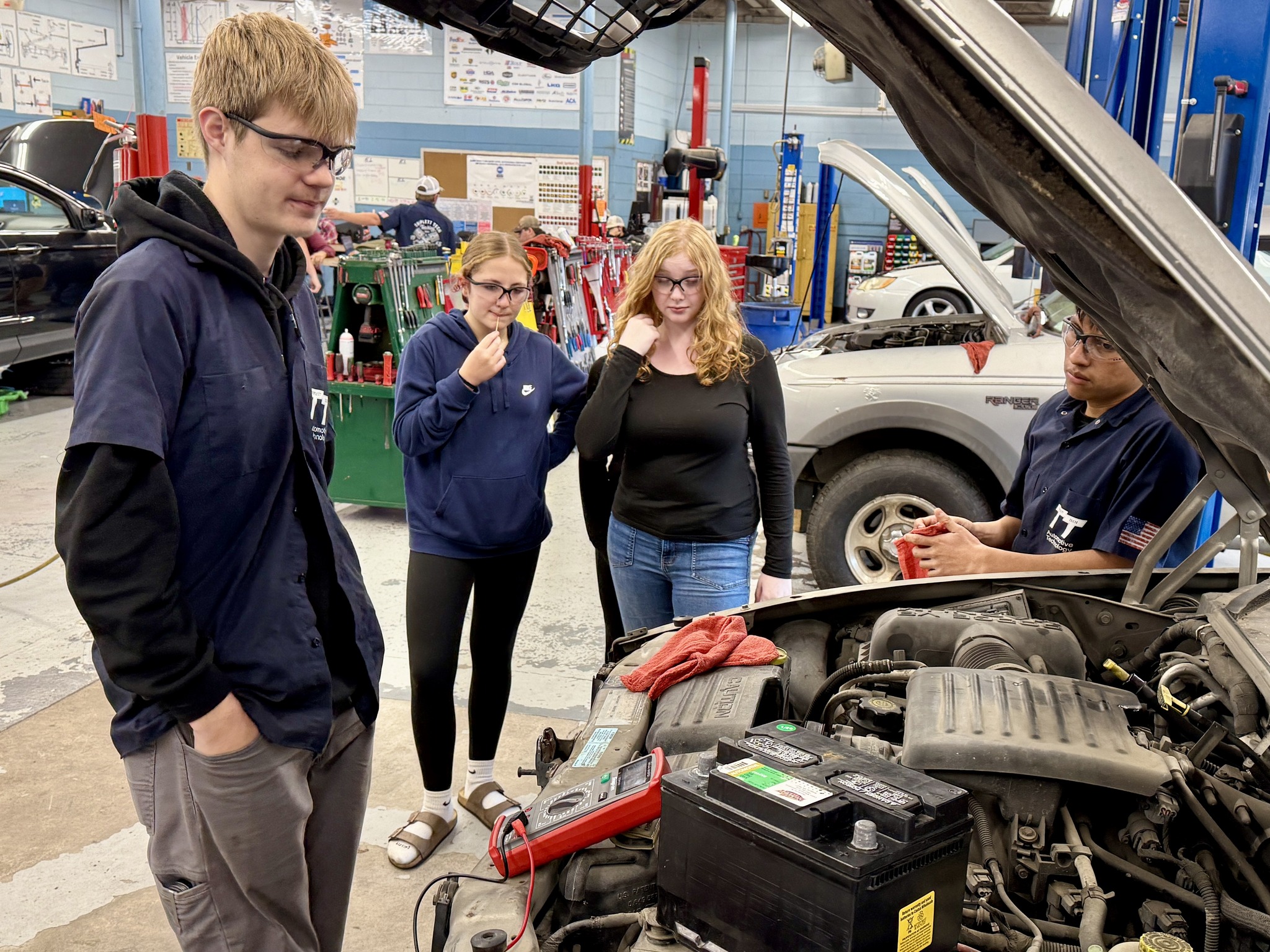8th Graders Learn About CTE Options at Triplett Tech