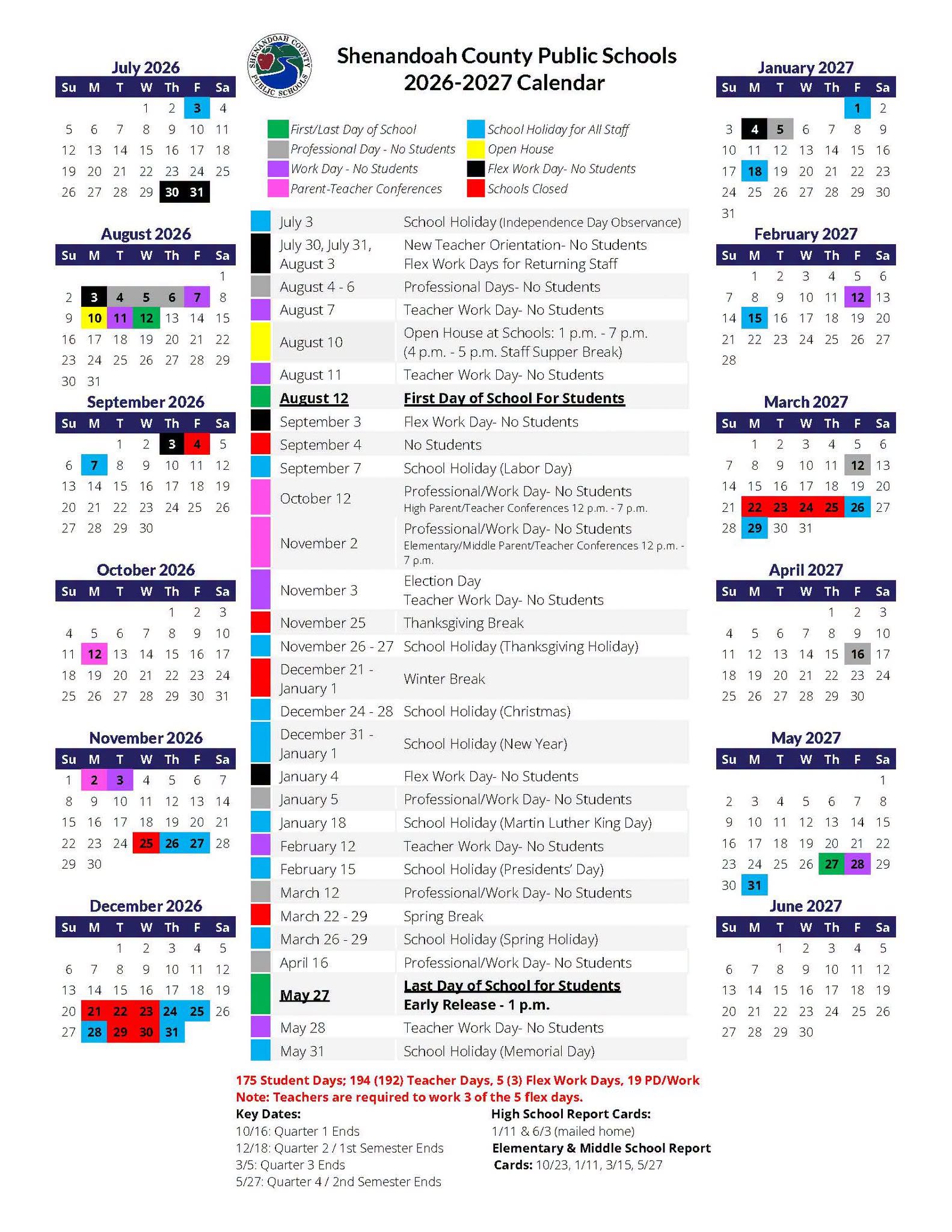 2026-27 SCPS Division Calendar