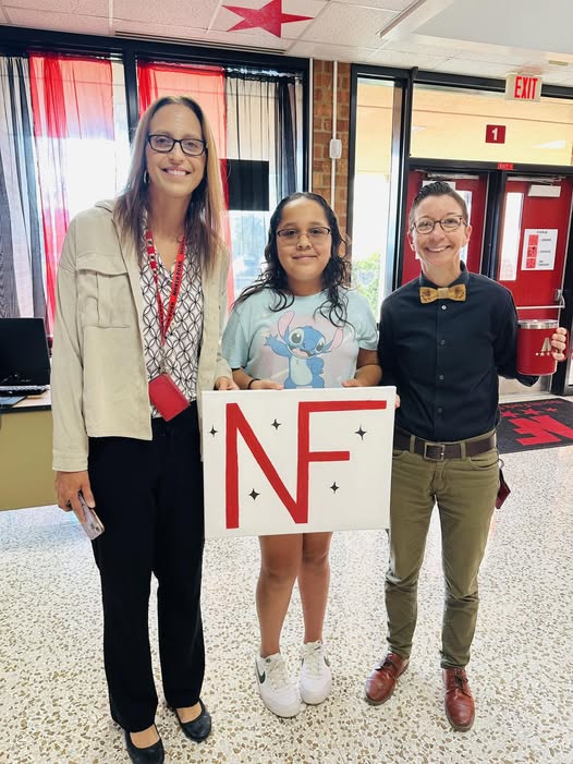 North Fork Student Showing General Pride