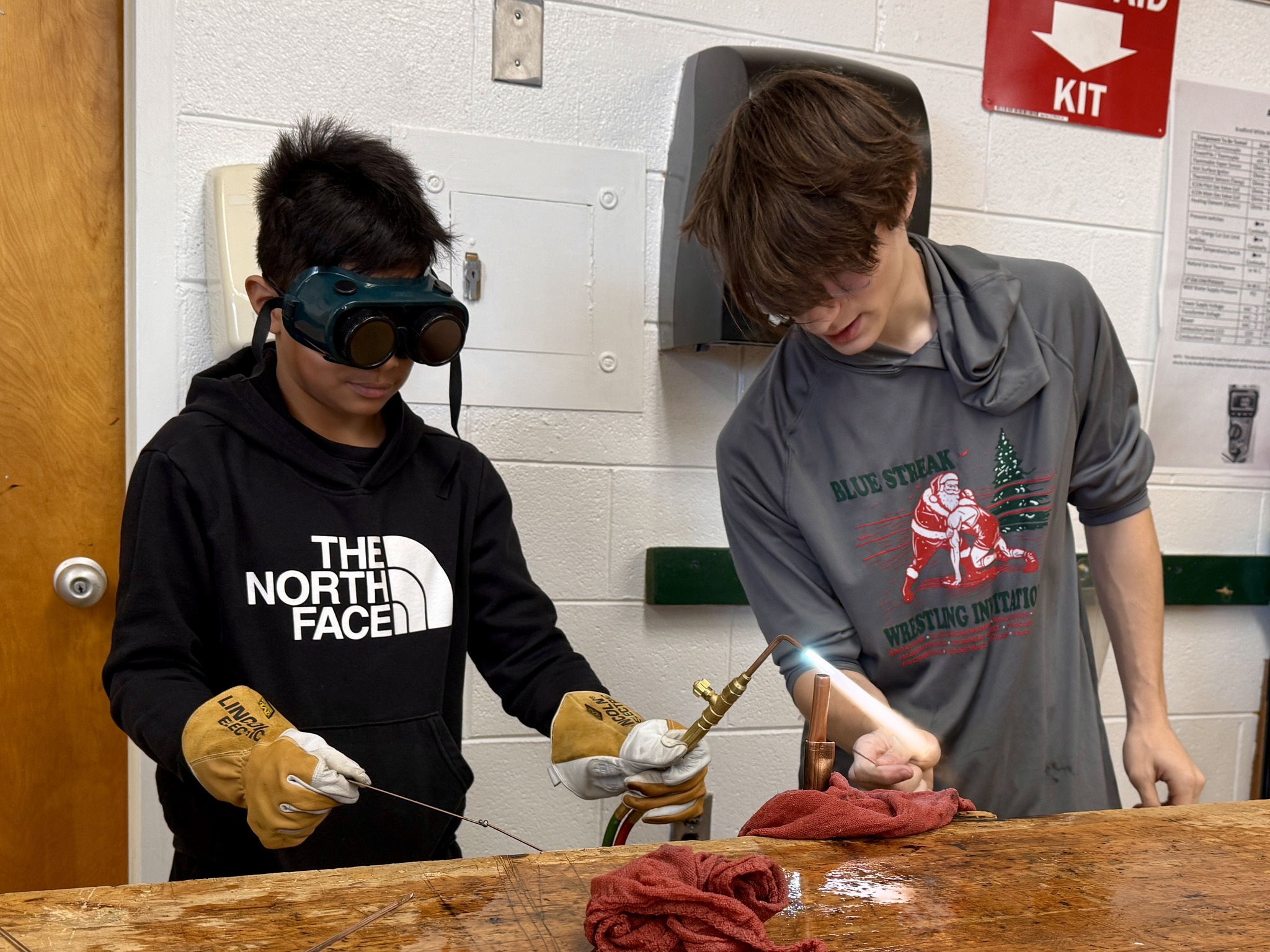 Middle Schoolers Learn About CTE Programs at Triplett Tech