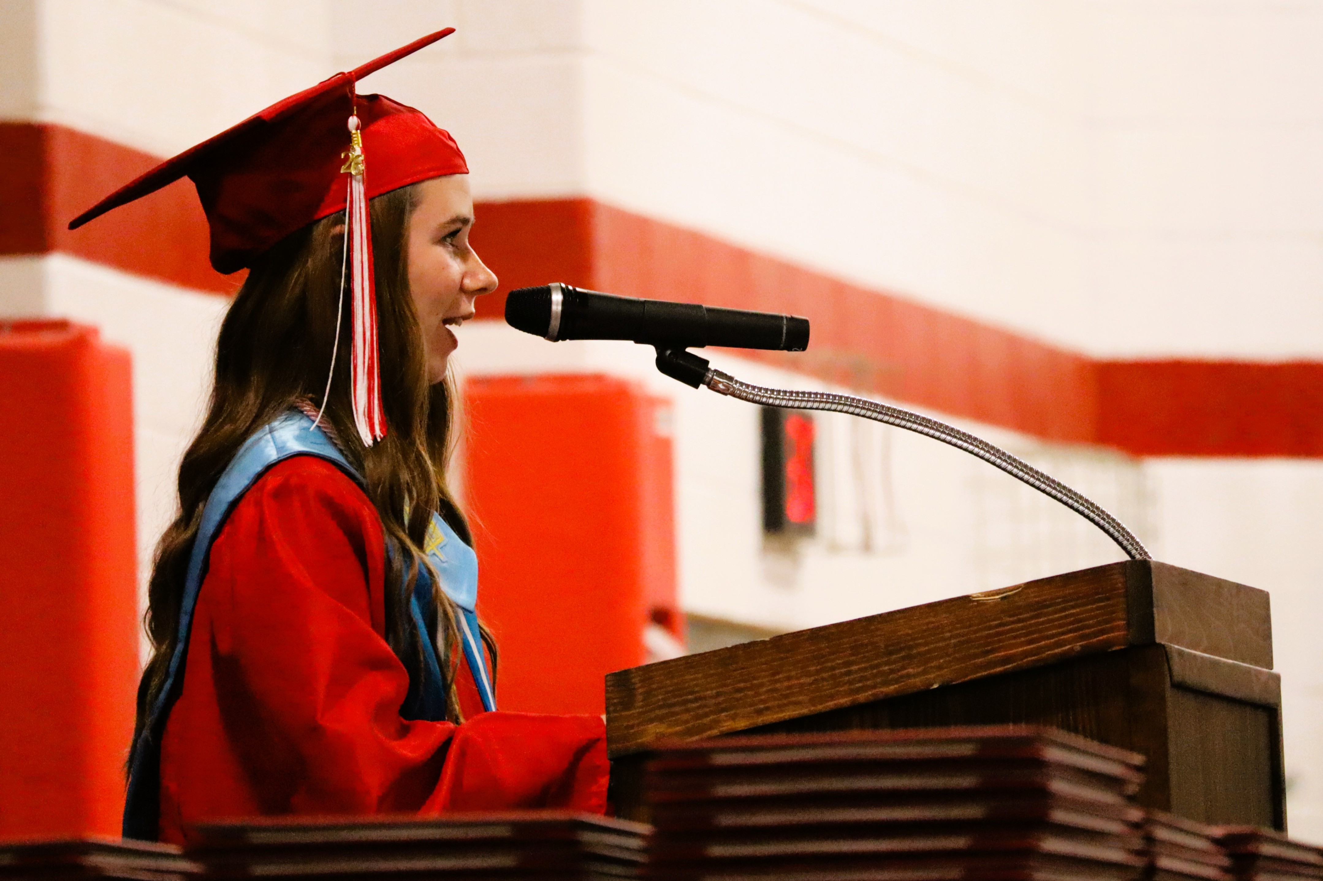 Senior Class President Speaks at SJHS Graduation Ceremony