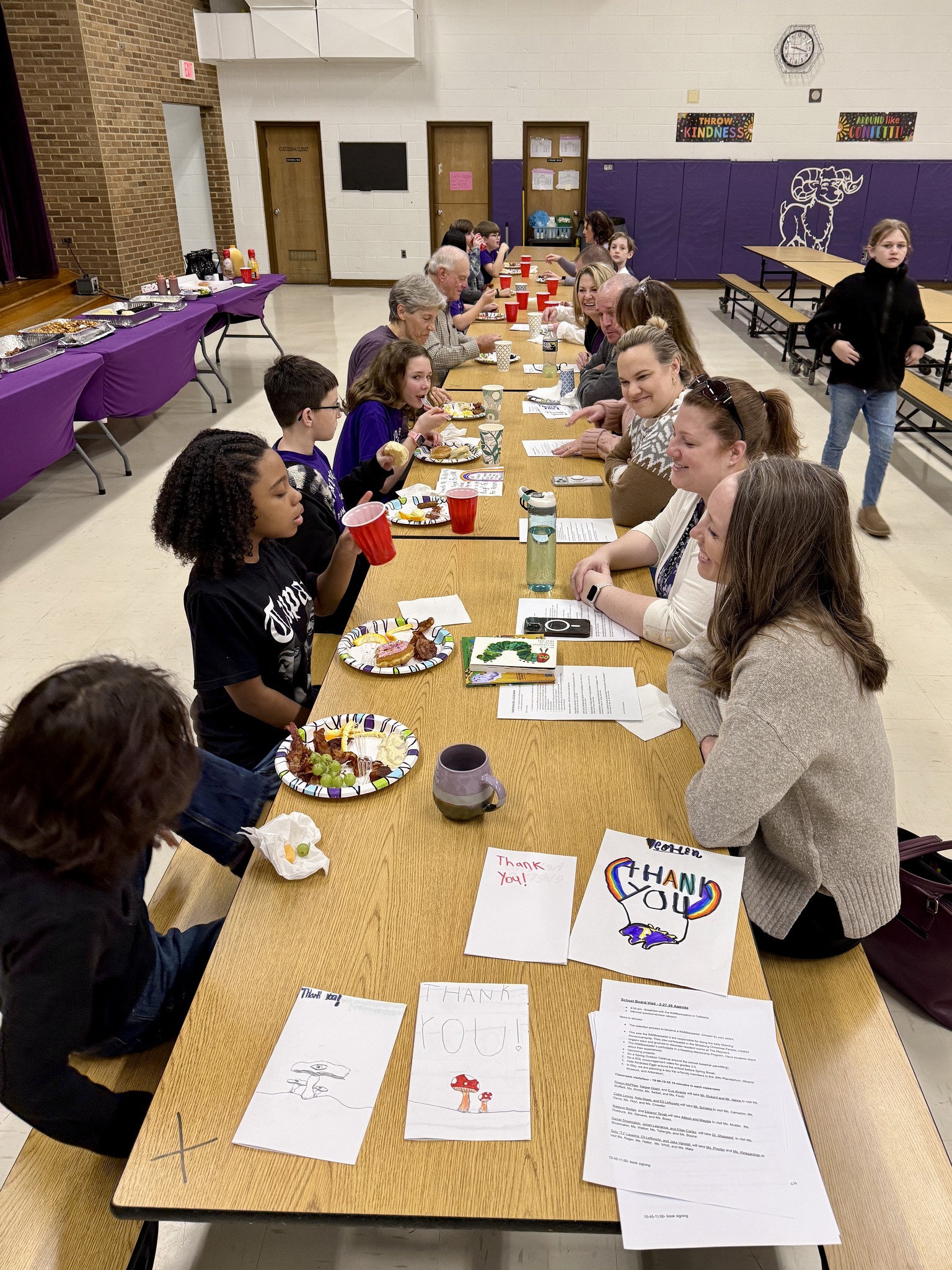 SHES RAMbassadors Host School Board Members