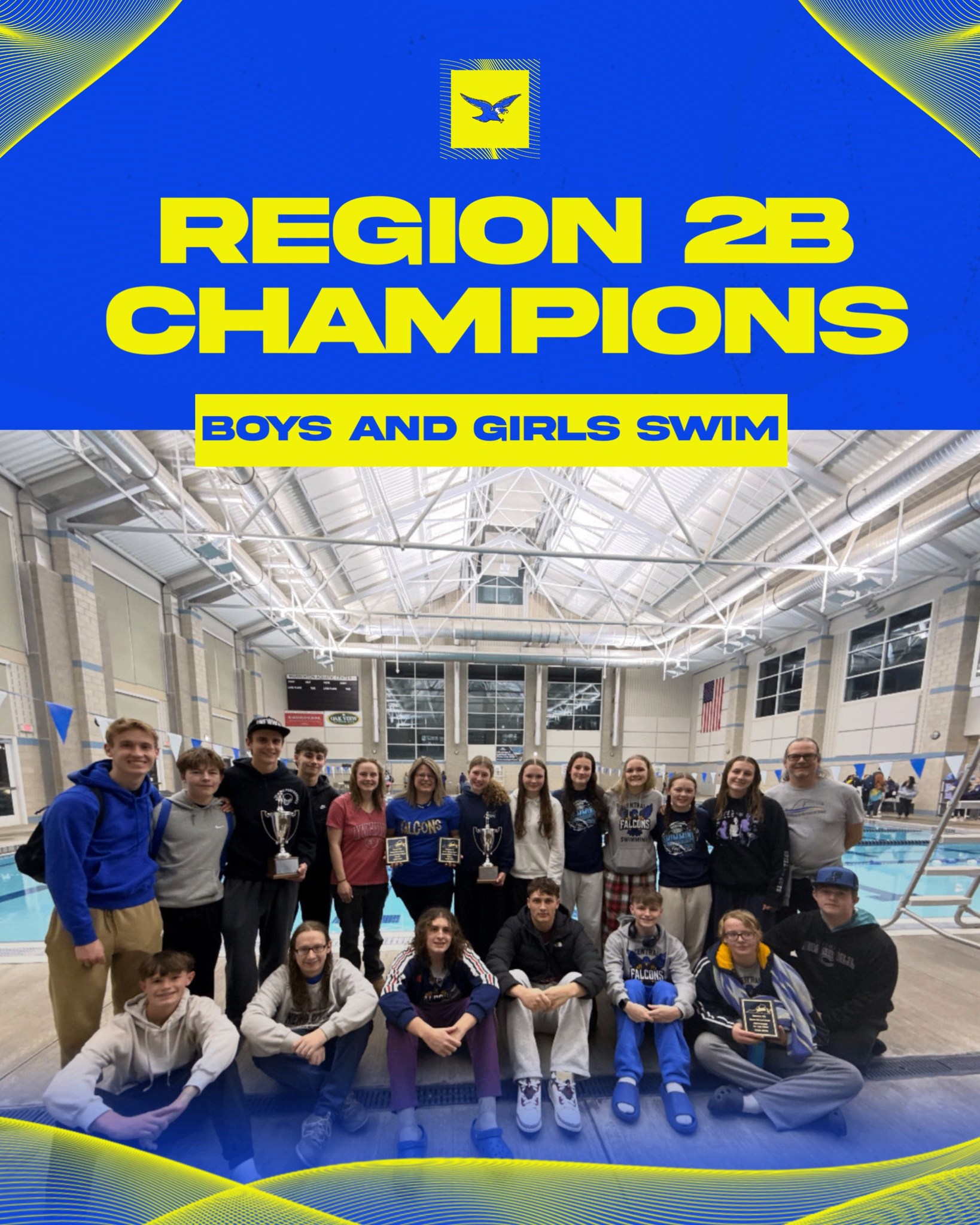 Central Boys & Girls Sweep Region 2B/1B Swim Championships