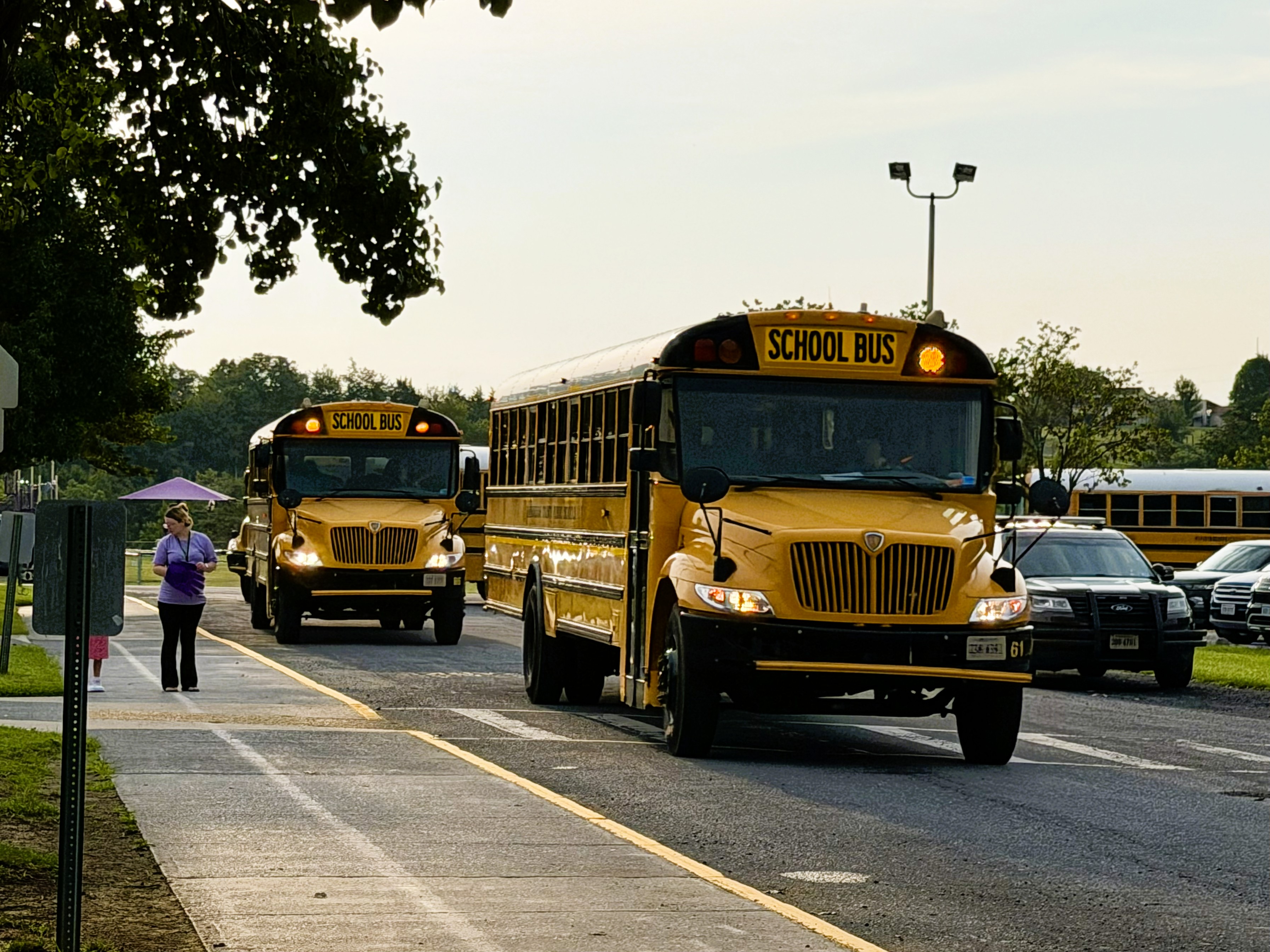 Rolling In On The First Day Of School