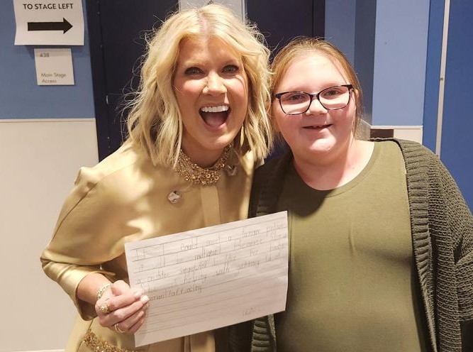 WWRES 5th Grader Meets Her Idol