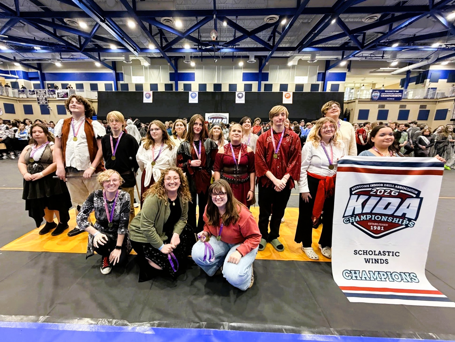 SJHS Indoor Winds Bring Home the Gold