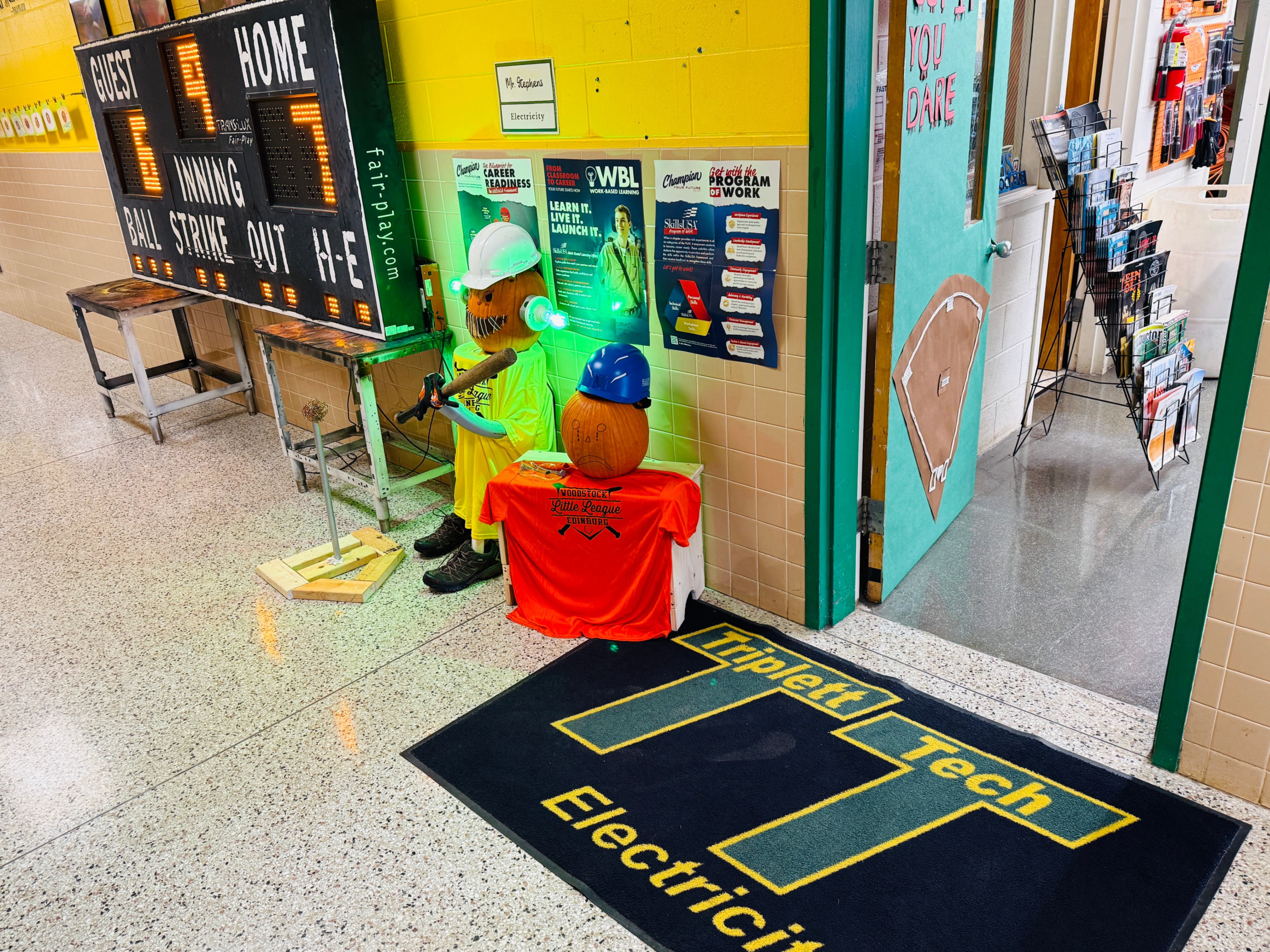 Triplett Tech Halloween Door Decorating Contest