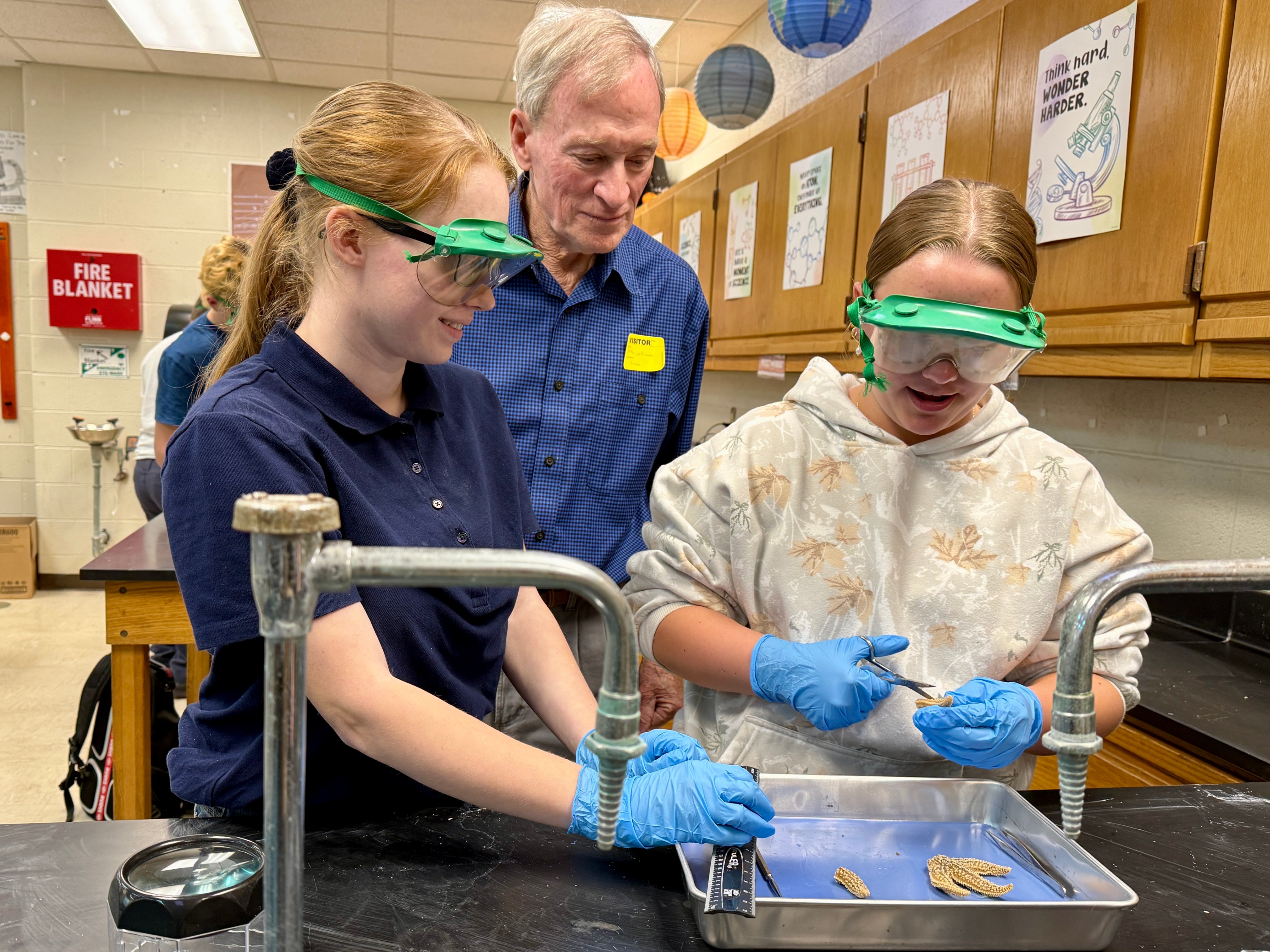 SJHS Students Get Unique Lesson On Sea Stars