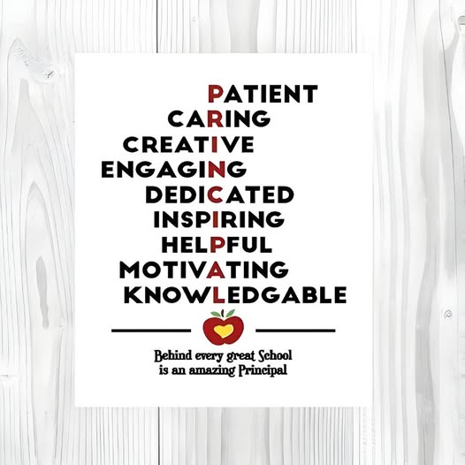 National School Principals Day - May 1