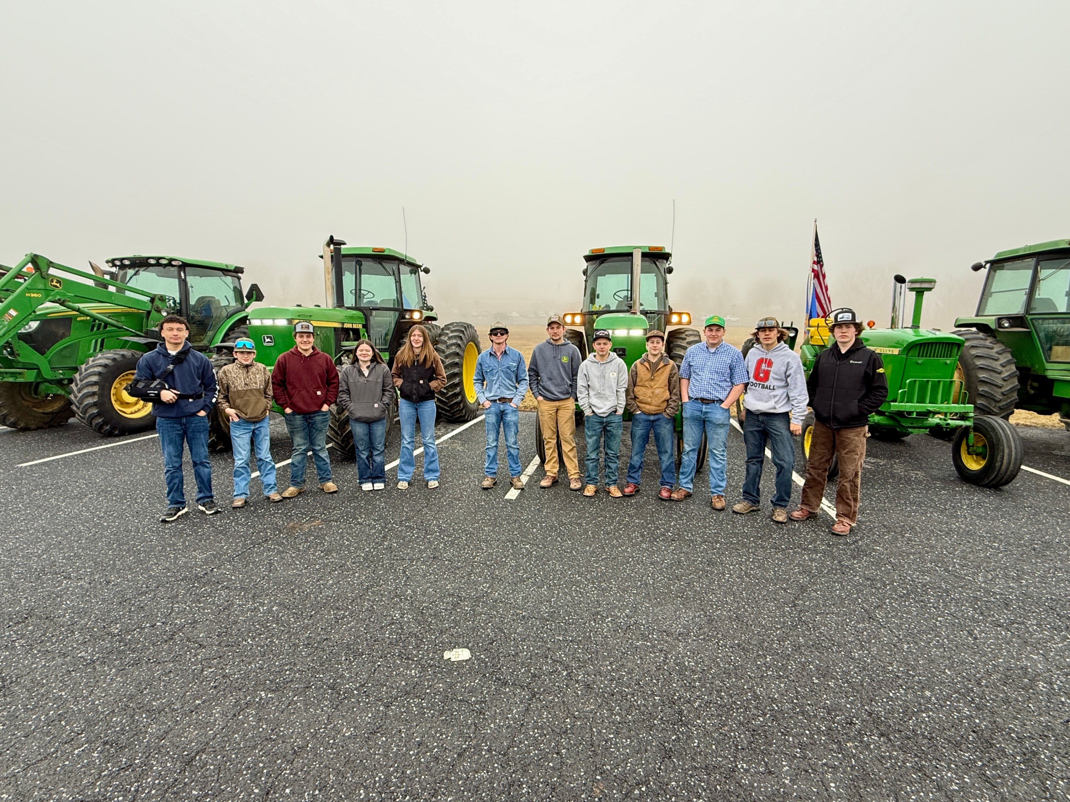 SJHS FFA Students Take Part in Drive Your Tractor to School Day