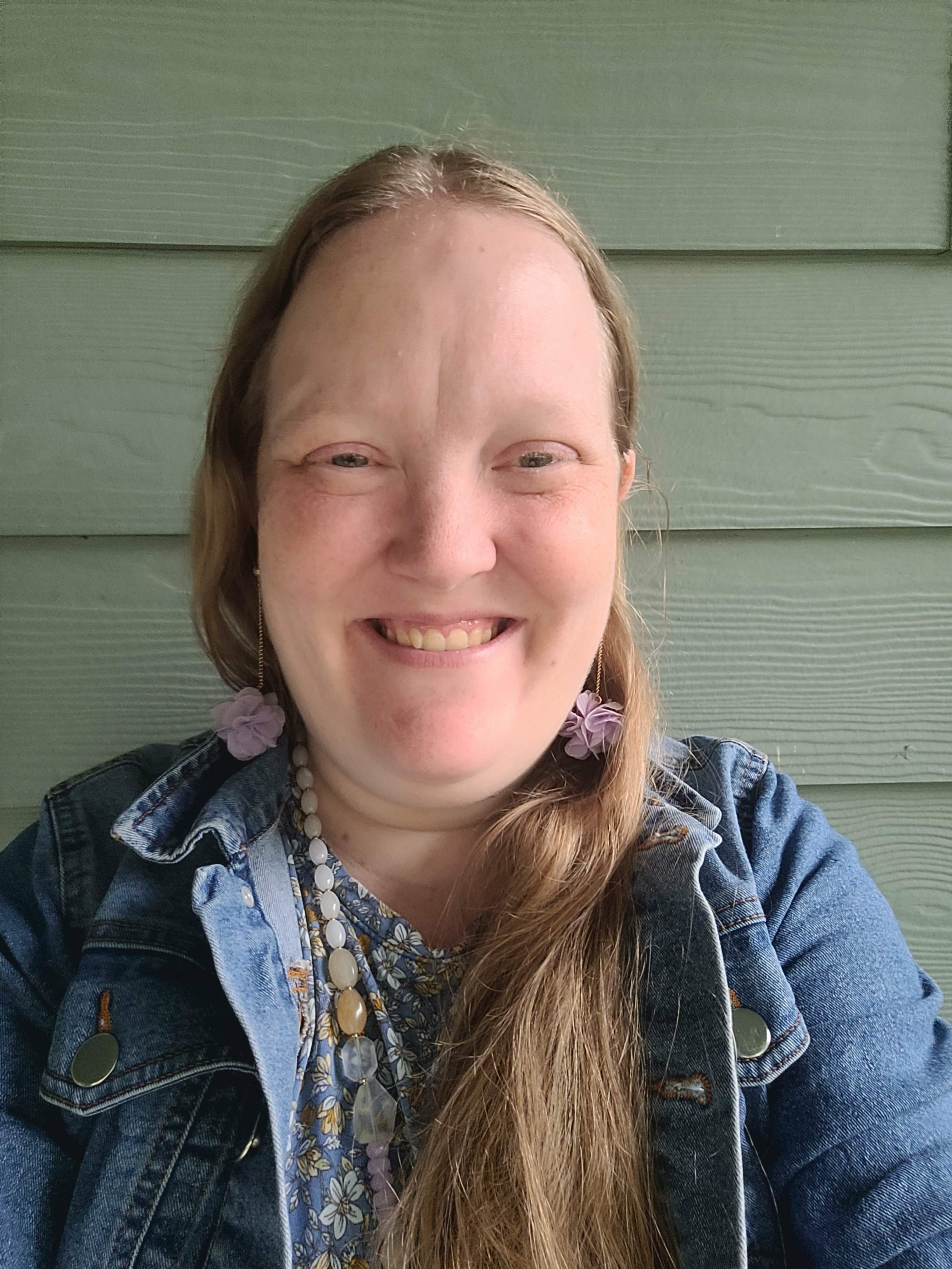 smiling happy lady
