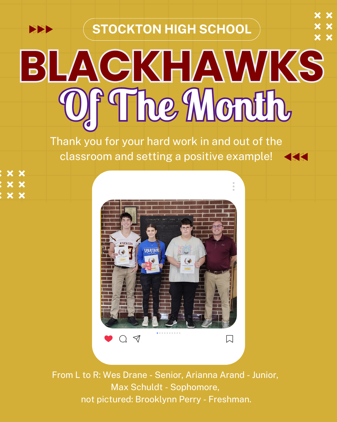 Student of the month - Sept