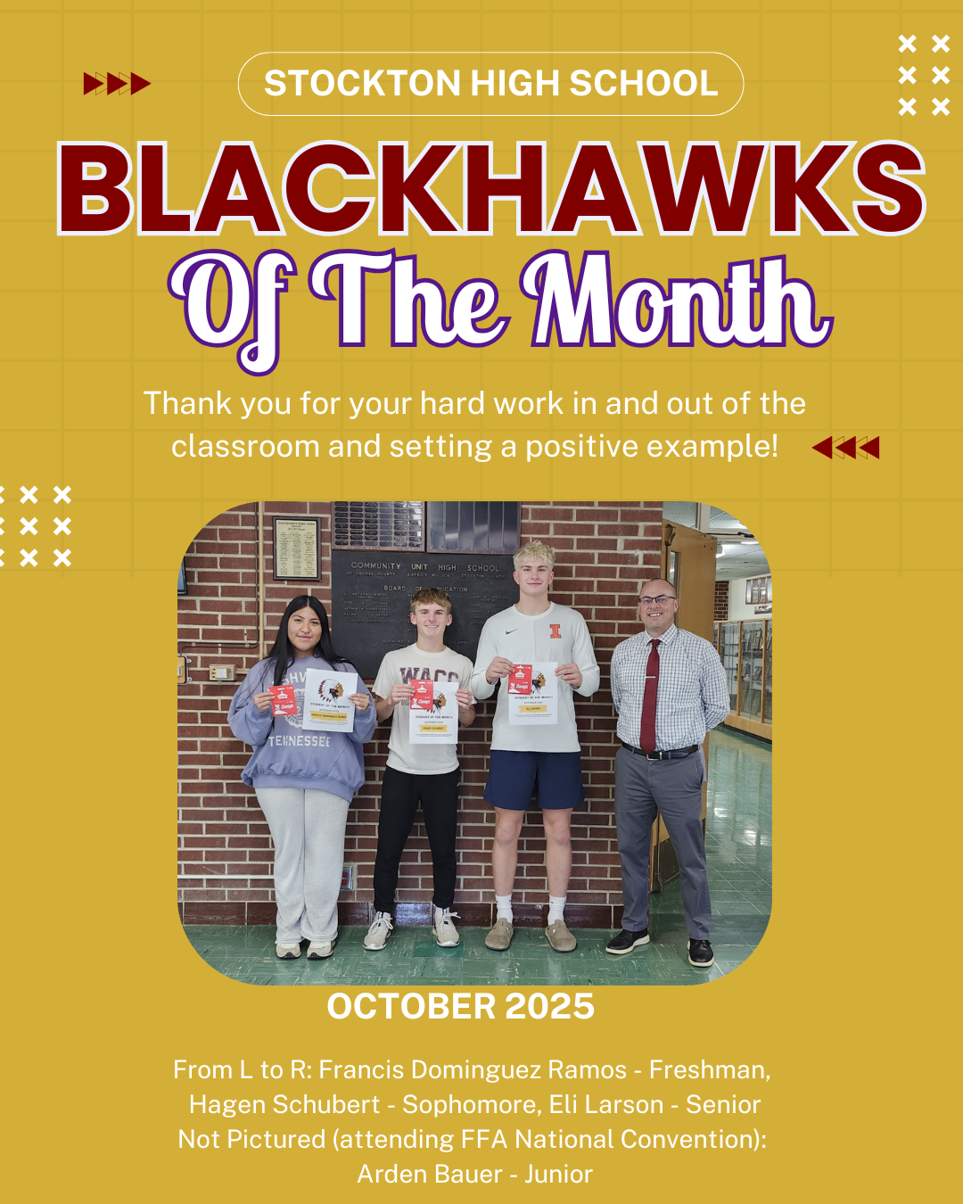 Student of the month - oct