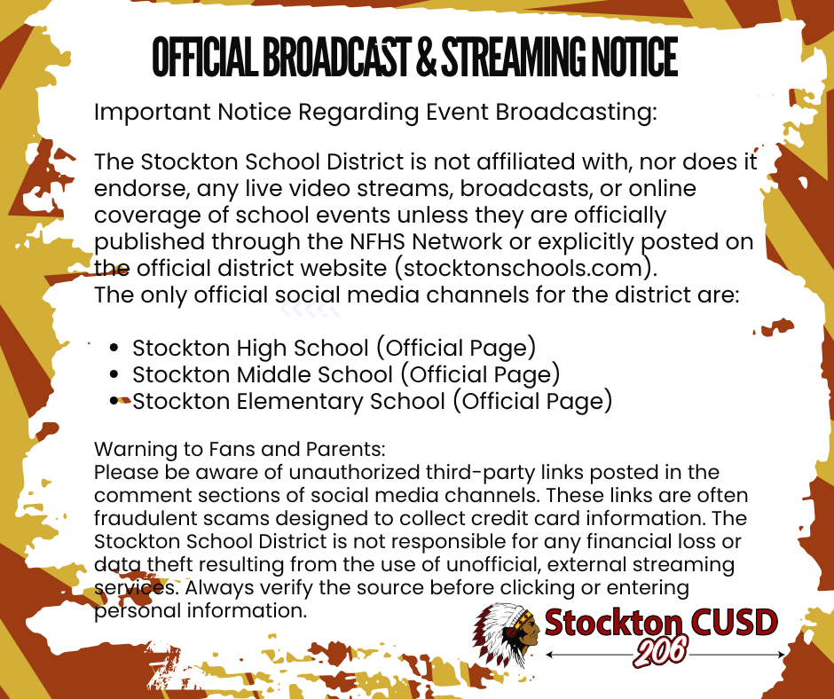 streaming notice