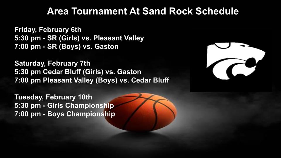 Area Tournament Flyer