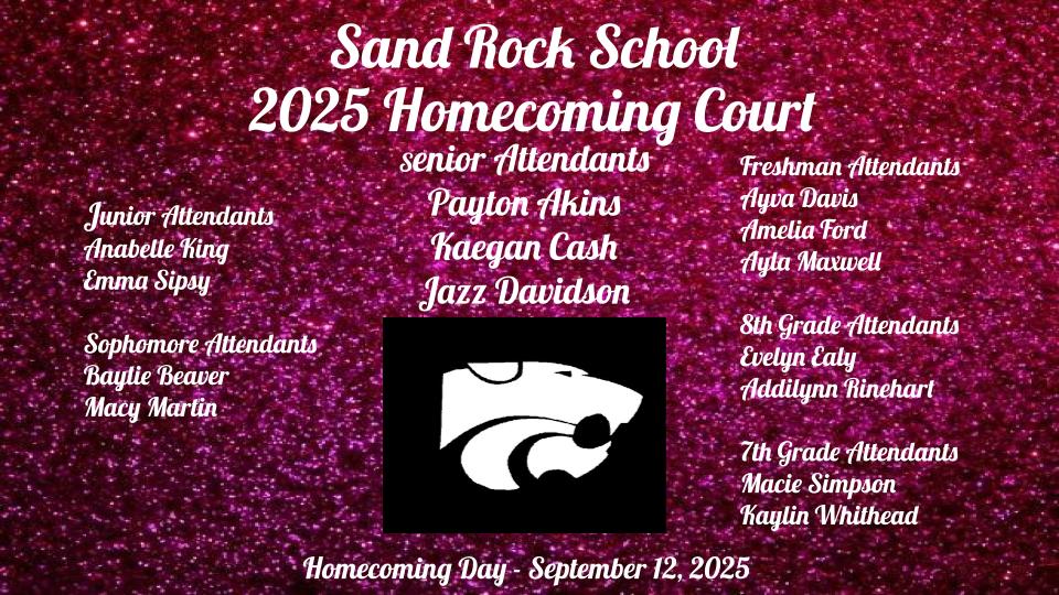 Homecoming Court Flyer