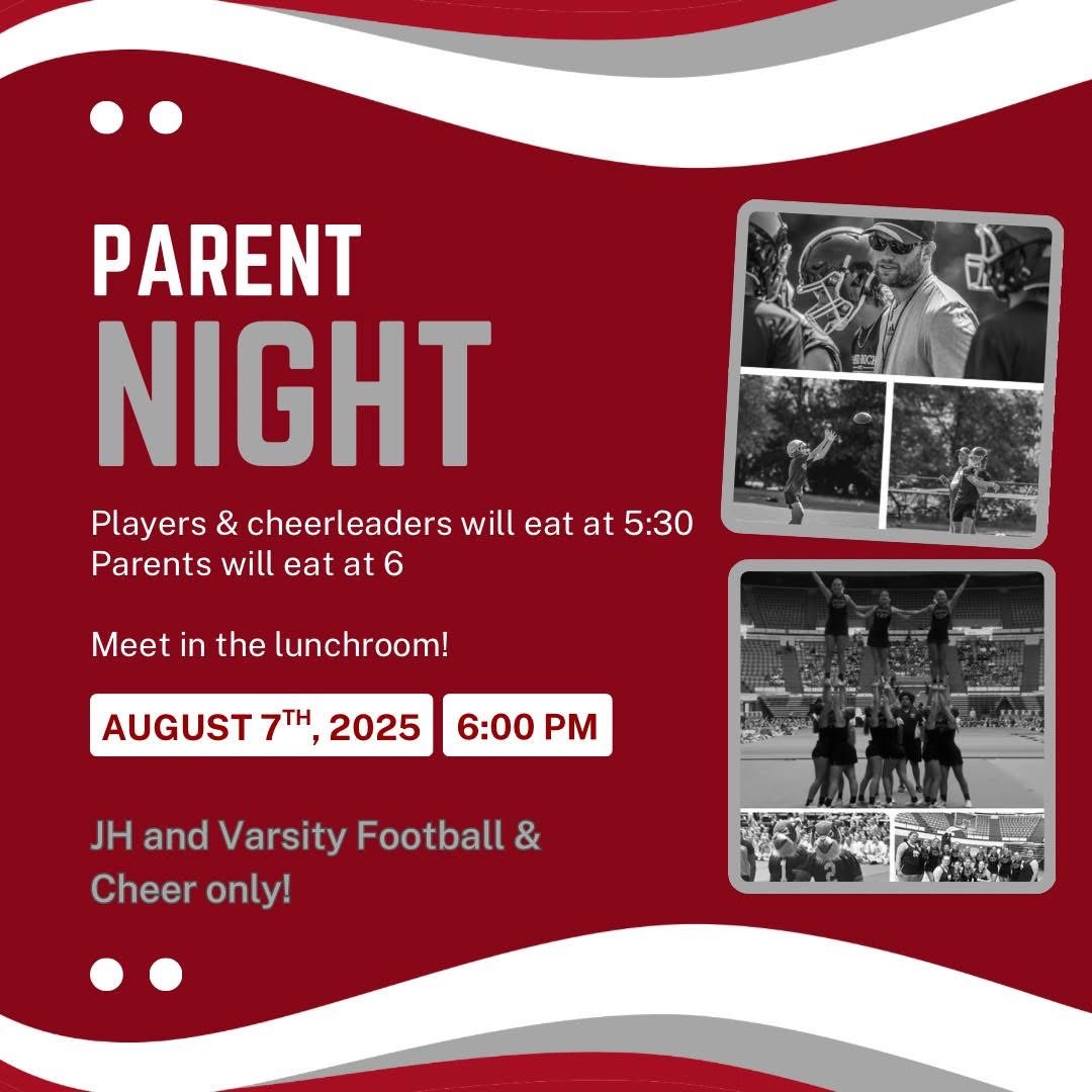 Parent Night Flyer