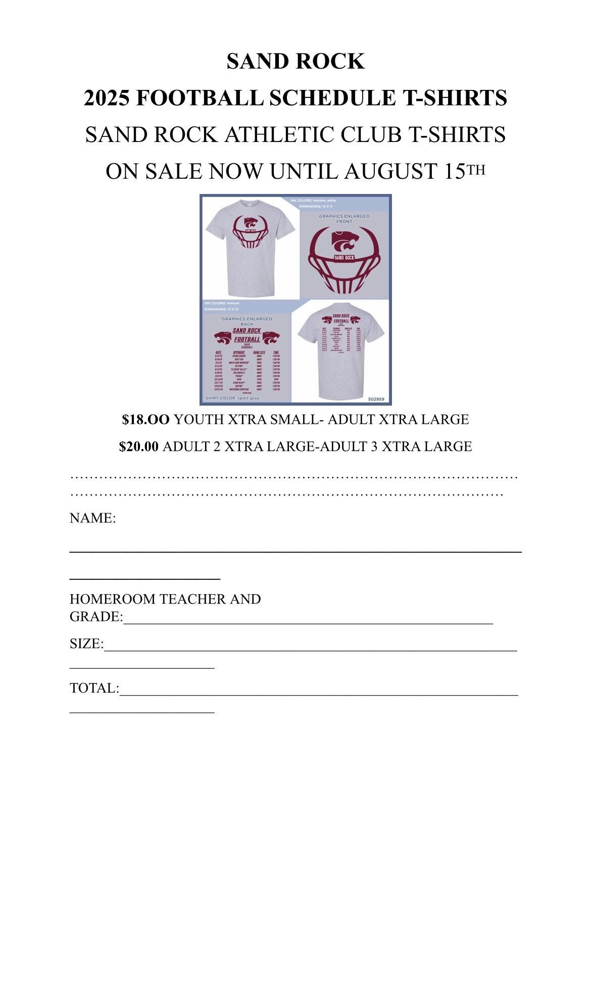 Football Tshirt Flyer