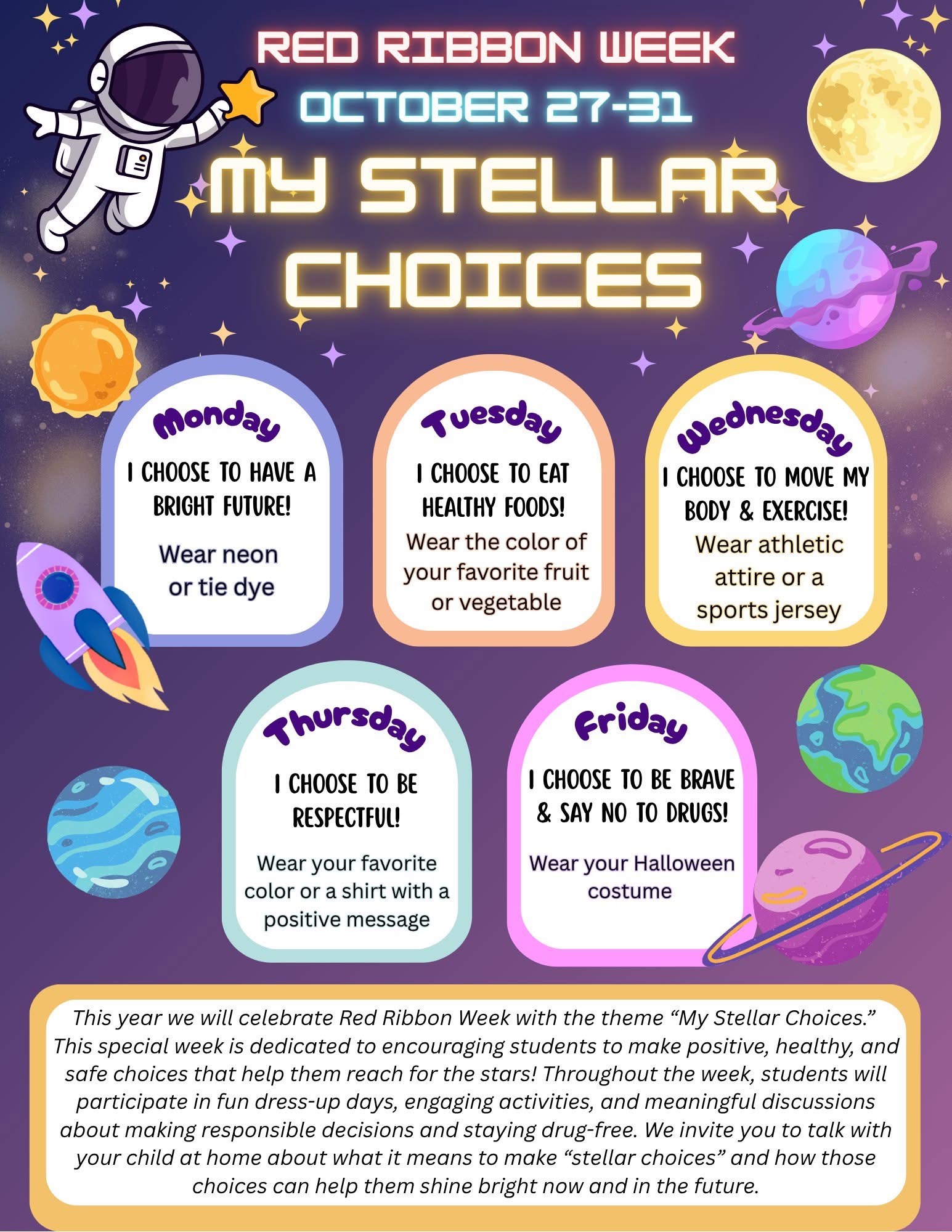 Red Ribbon Week Flyer