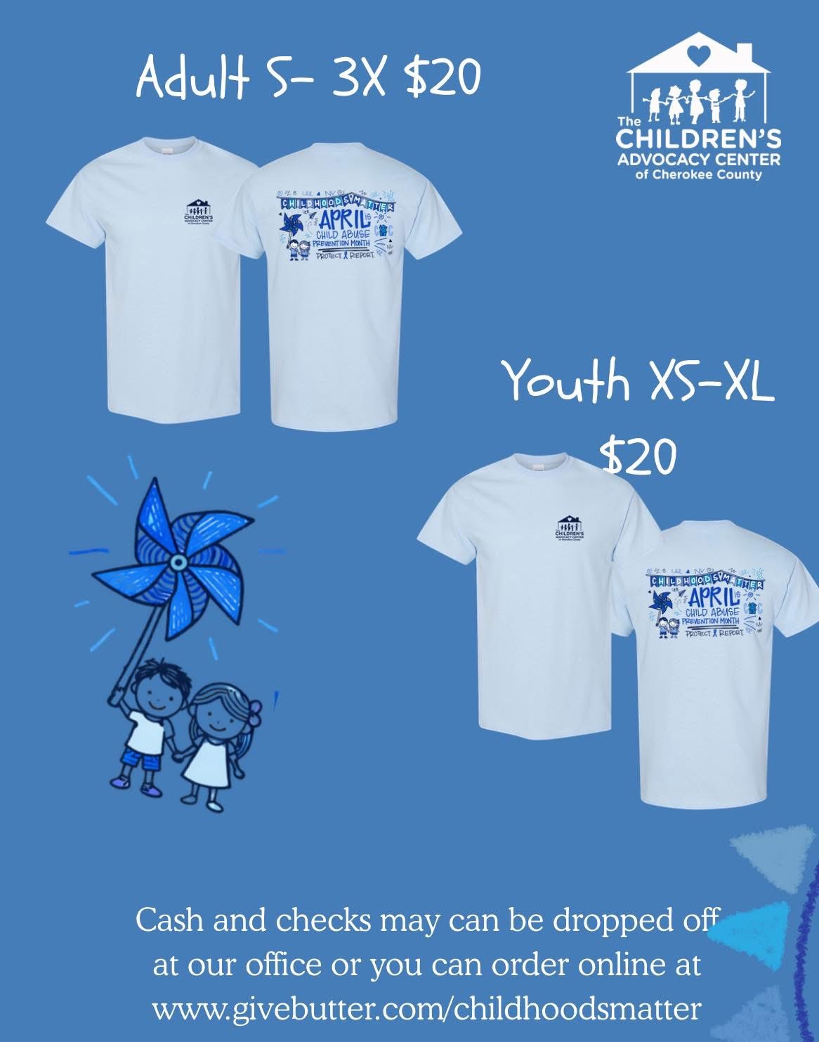 The Children's Advocacy Center Tshirt Flyer