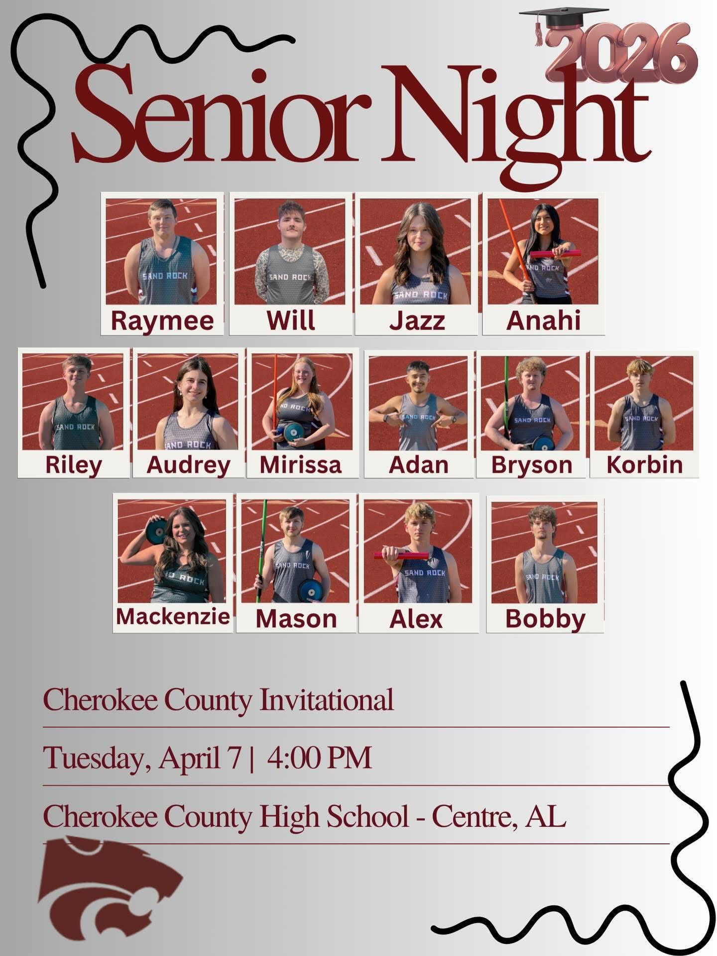 Track & Field Flyer (Senior Night)