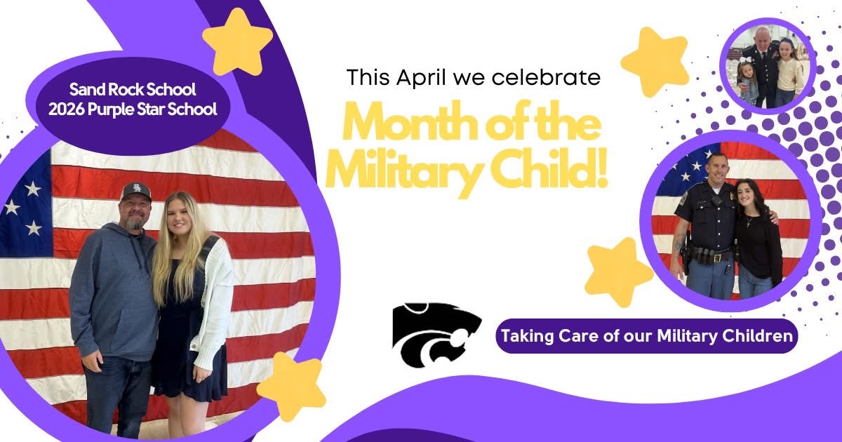 April Month of the Military Child Flyer