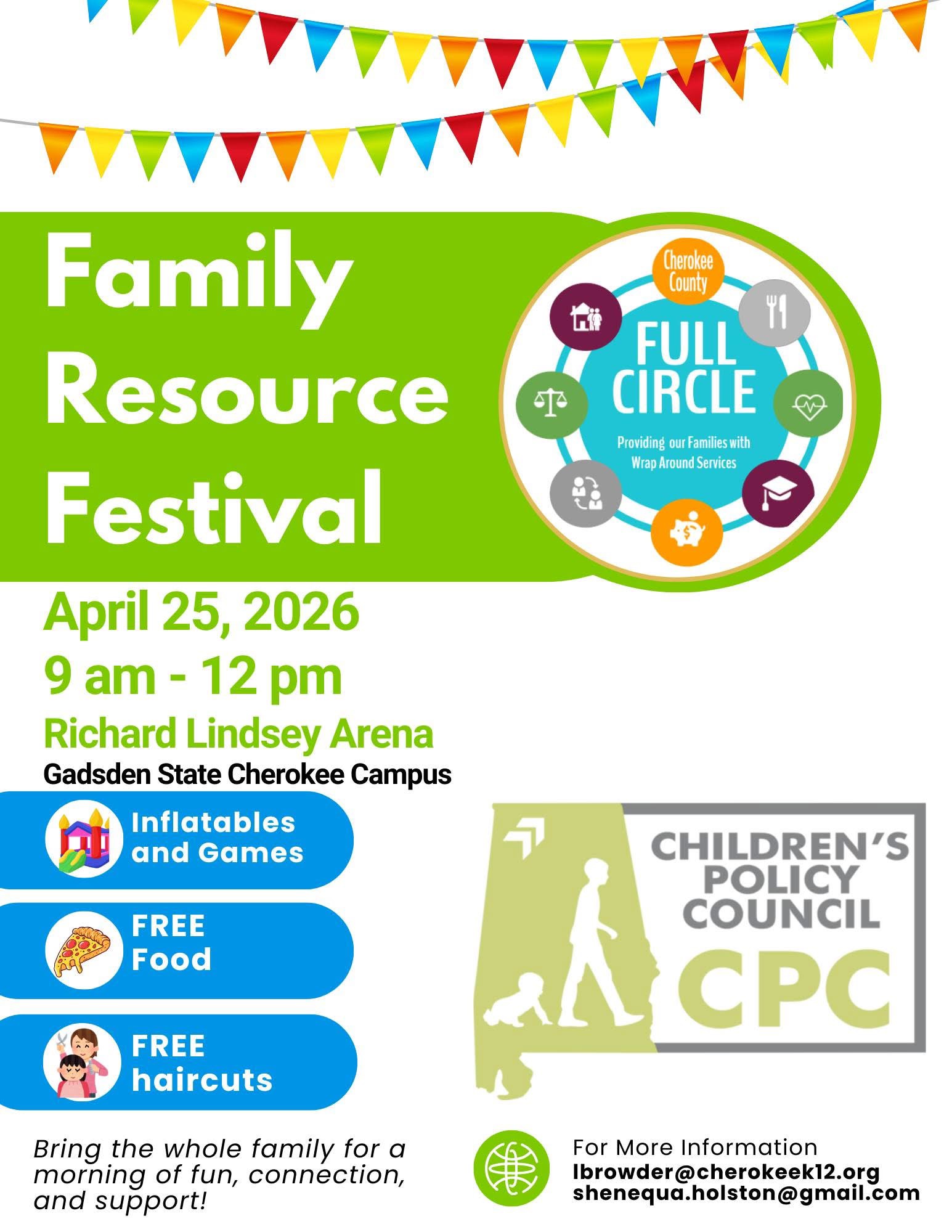 Family Resource Festival Flyer